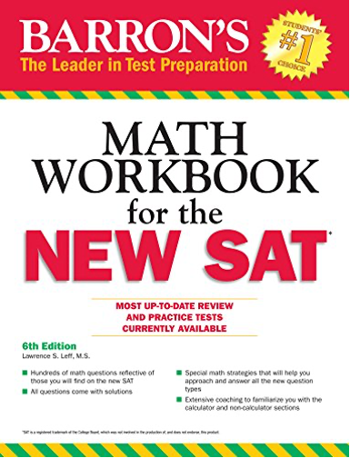 BARRON’S: Math Workbook for the New SAT